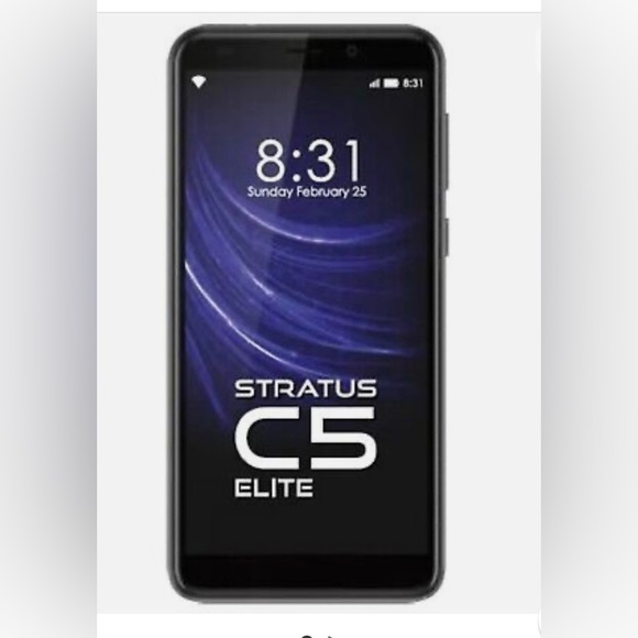 Cloud Mobile Stratus C5 Elite-16GB Black Smartphone Powered by Android (sealed) - Picture 2 of 7